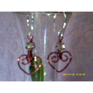 Crystal Heart Earrings